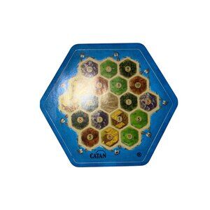 New Catan Expansion Cities Knights Game Sticker Replacement Part Blue